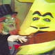 Evil magician Hoo-Doo, played by Charles Nelson Reilly, hatches a scheme with a giant foam gangster hat.